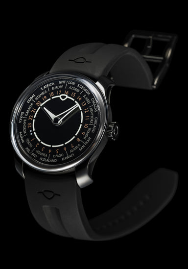 MING 29.01 Midnight Worldtimer | Grade 5 Titanium | Denver Watches | OsterJewelers.com