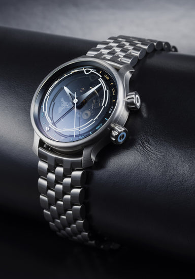 MING 37.11 Odyssey GMT Diver Watch on Titanium Bracelet | Denver Watches | OsterJewelers.com