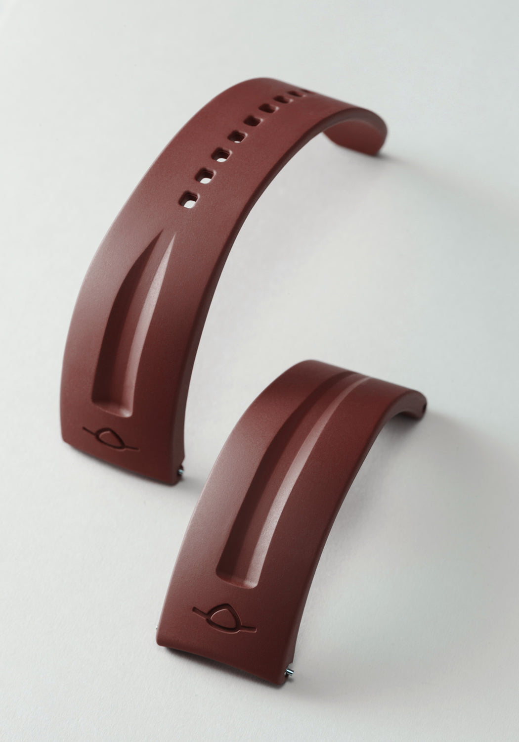 MING FKM Brick Red Rubber Strap | Choose options | STRAP ONLY | Denver Watches | OsterJewelers.com