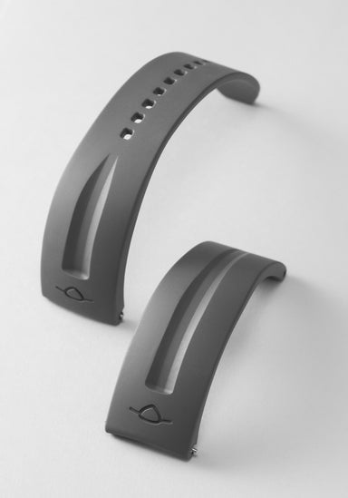 MING FKM Grey Rubber Strap | Choose options | STRAP ONLY | Denver Watches | OsterJewelers.com