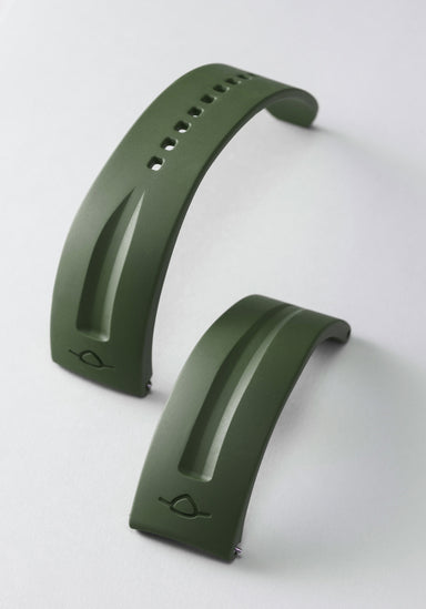 MING FKM Forest Green Rubber Strap | Choose options | STRAP ONLY | Denver | OsterJewelers.com