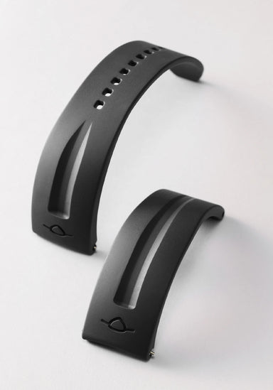 MING FKM Black Rubber Strap | Choose options | STRAP ONLY | Denver Watches | OsterJewelers.com