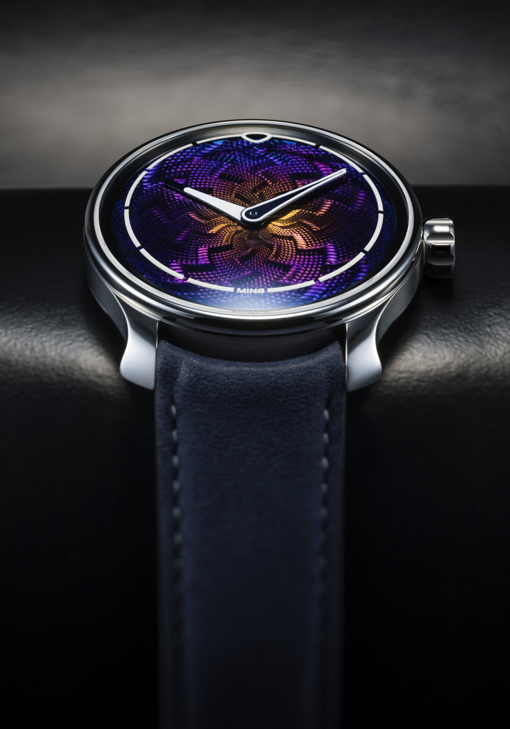 MING × J.N. Shapiro 37.06 Lightning | Hand-Guilloché Torched Dial | Denver | OsterJewelers.com