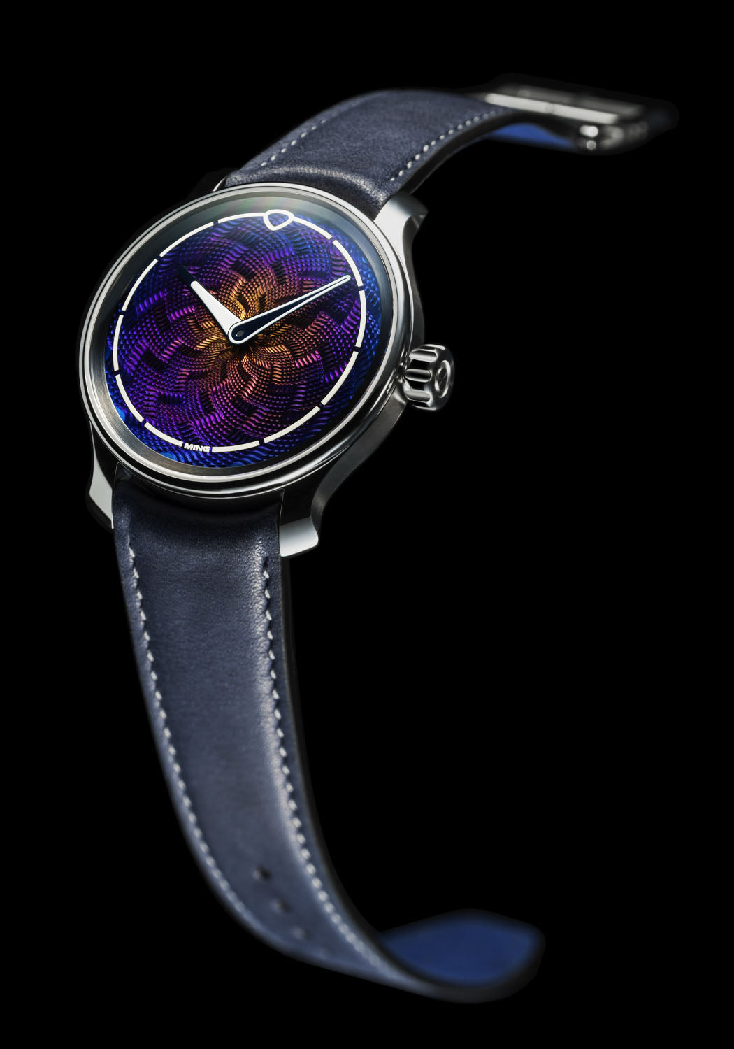 MING × J.N. Shapiro 37.06 Lightning | Hand-Guilloché Torched Dial | Denver | OsterJewelers.com