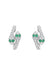 MO & ME 14KWG Diamond & Emerald Snake Huggie Earrings | Denver Jewelry | OsterJewelers.com
 