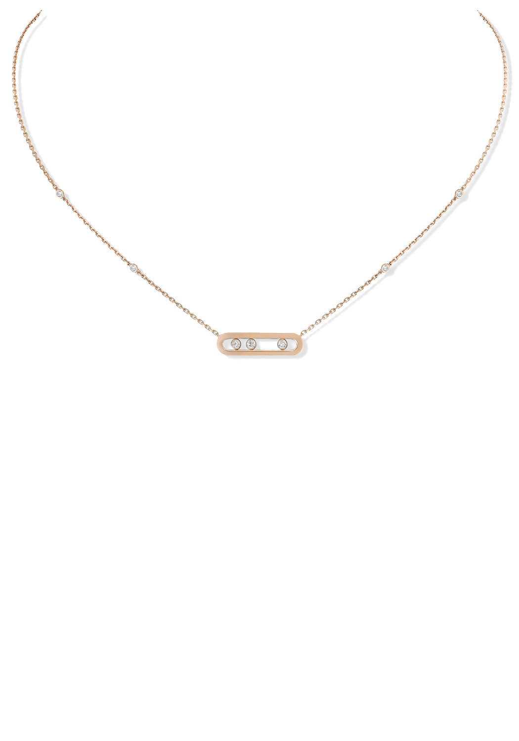 Messika Baby Move 18K Gold Diamond Necklace | Choose Gold