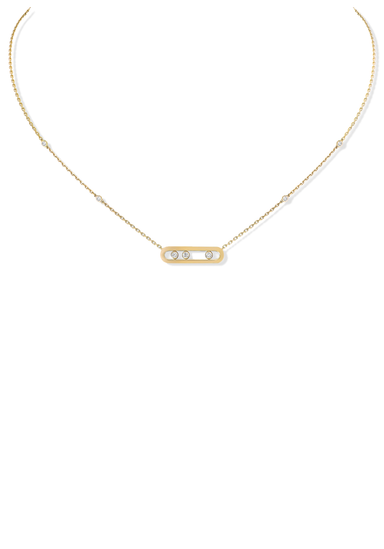 Messika Baby Move 18K Rose Gold Diamond Necklace | Ref. 04323-RG | OsterJewelers.com
