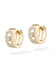 Messika Move Noa 18K Yellow Gold Pavé Diamond Hoop Earrings | Ref. 15416-YG | OsterJewelers.com