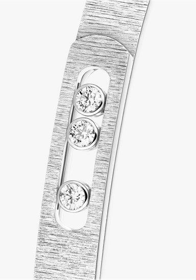 Messika Move Noa Ciselé 18KWG Diamond Bangle Bracelet | 14481-WG | Denver | OsterJewelers.com