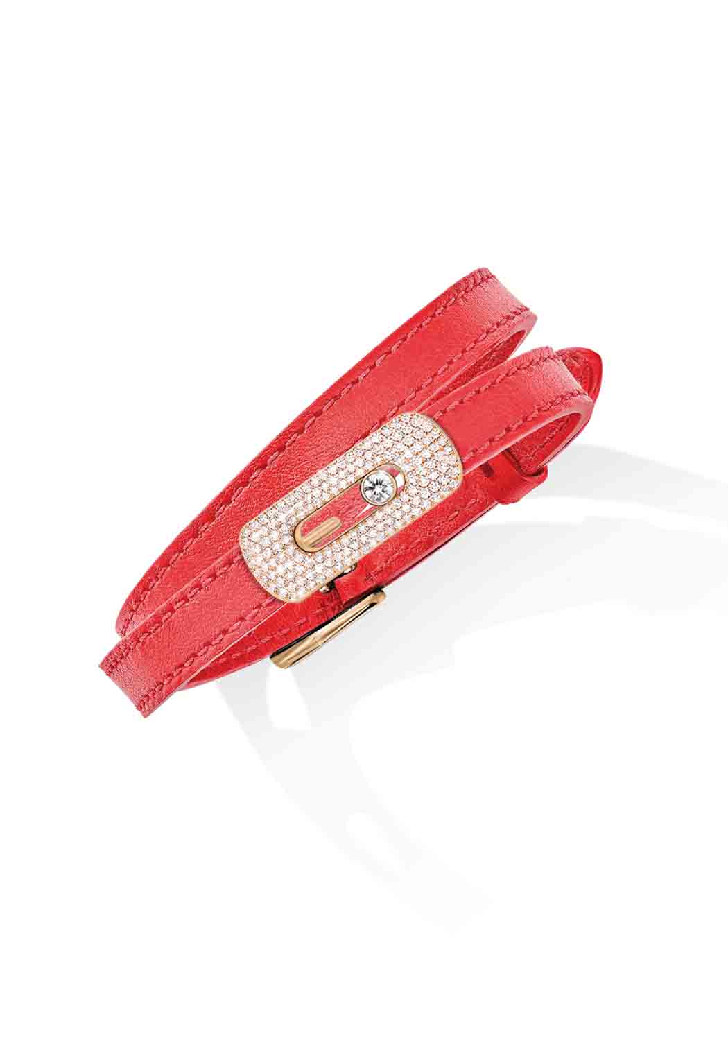 Messika My Move Motif Leather Bracelet (Motif Choices) In Store Only