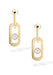 Messika So Move XL 18K Yellow Gold Diamond Pendant Earrings | 13132-YG | Denver | OsterJewelers.com