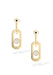 Messika So Move XL 18K Yellow Gold Diamond Pendant Earrings | 13132-YG | Denver | OsterJewelers.com