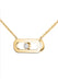 Closeup of the Messika Move Uno 18KYG Solitaire Diamond Necklace | OsterJewelers.com
