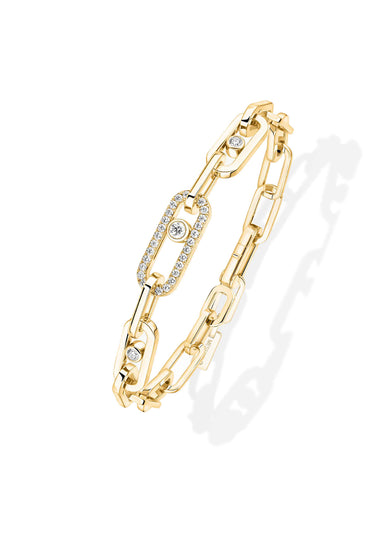 Messika Move Uno 18KYG Pavé Multi Diamond Bracelet | Ref. 12576 | OsterJewelers.com