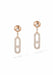 Messika Move Uno Stud 18KRG Diamond Dangle Earrings | Ref. 05631-PG | OsterJewelers.com
