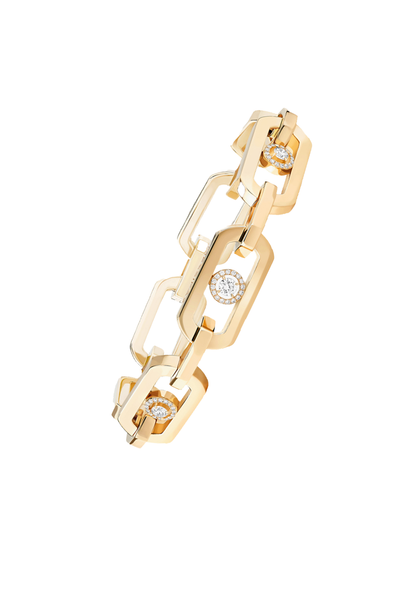 Messika So Move XL 18K Yellow Gold Diamond Bracelet | Ref. 13133-YG