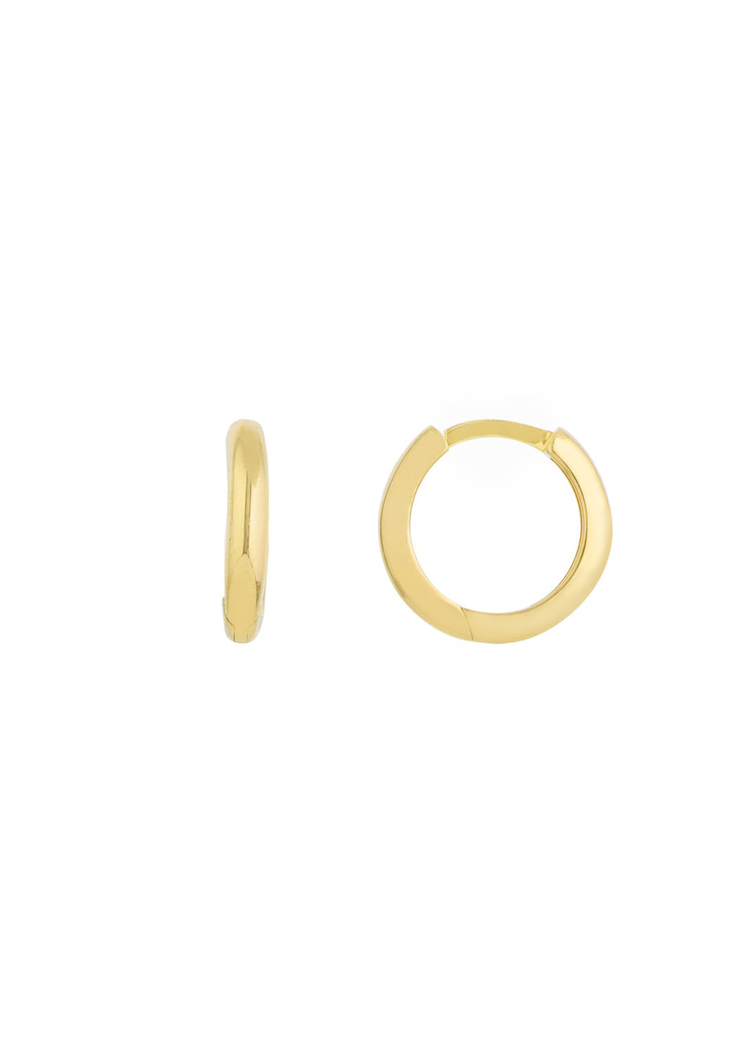 MO & ME 14K Yellow Gold Small Huggie Hoop Earrings | Cherry Creek North | Denver | OsterJewelers.com