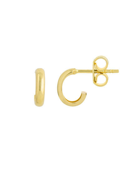 MO & ME 14KYG Small Open Huggie Hoop Earrings | Cherry Creek North | Denver | OsterJewelers.com