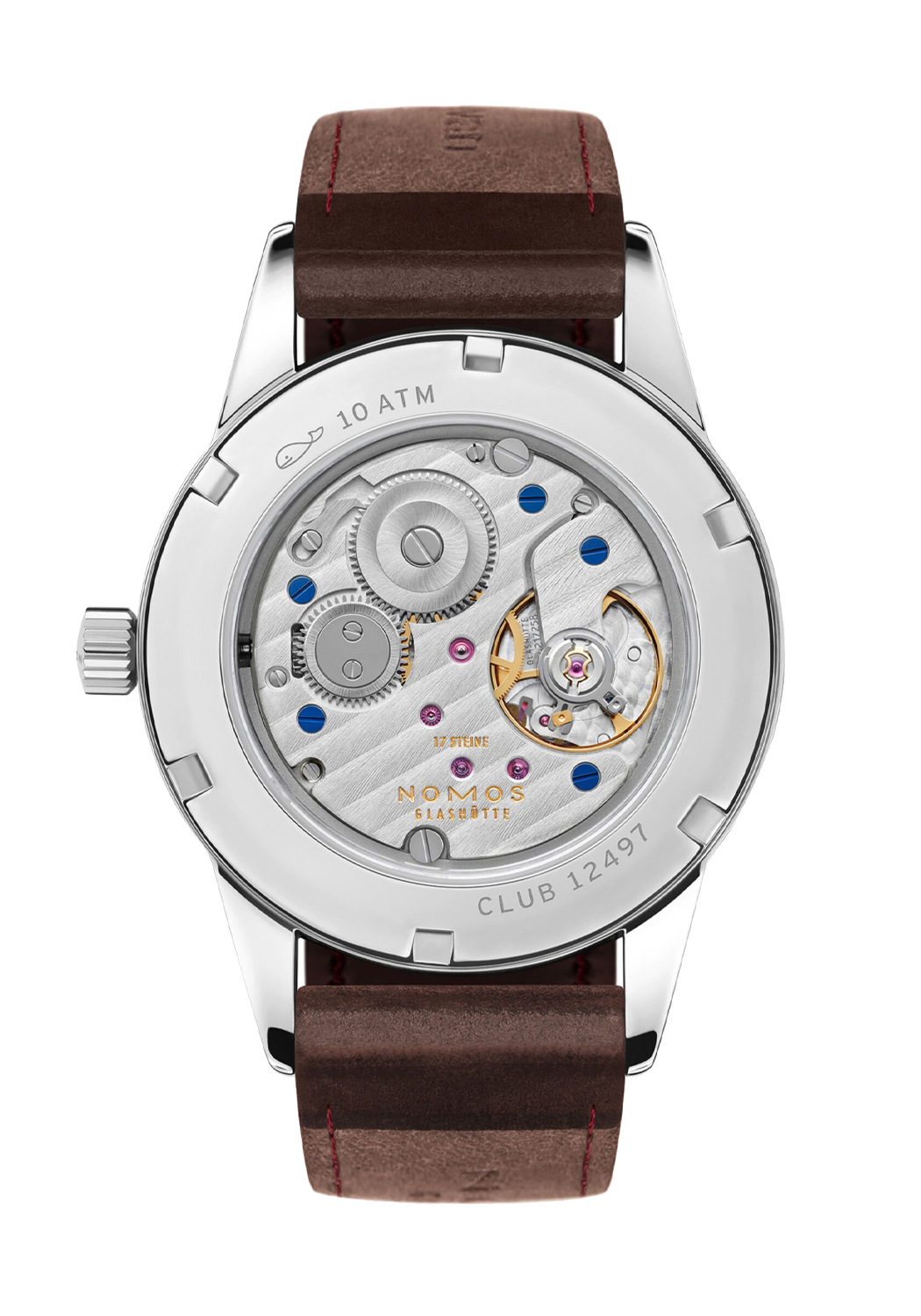 Nomos club 2025 sapphire back