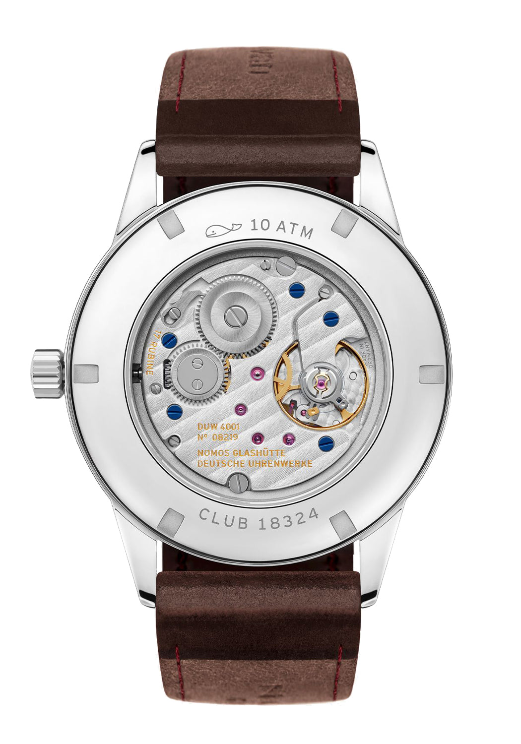The sapphire glass caseback reveals the manual DUW 4001 calibre. Explore now at OsterJewelers.com