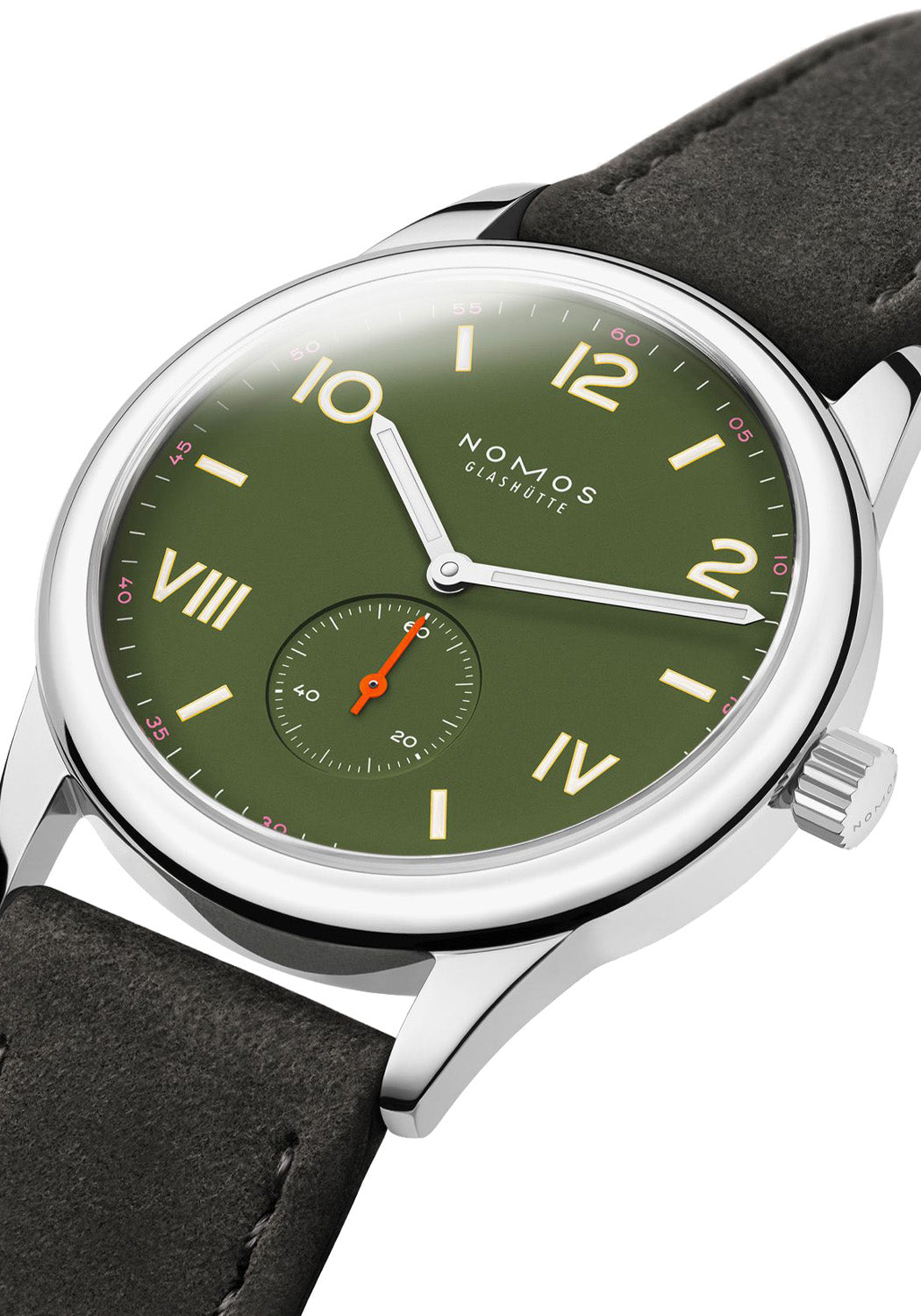 NOMOS Club Campus 38 All Olive | Ref. 739 | Graduation Gift | Denver Watches | OsterJewelers.com