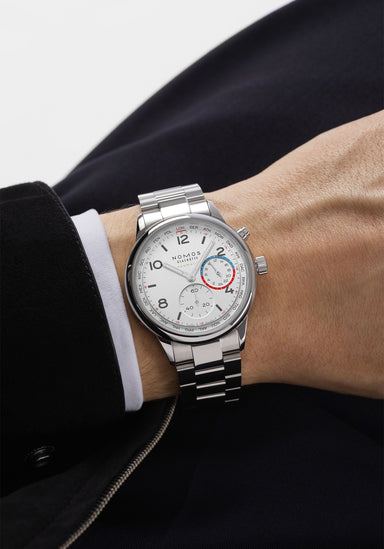 NOMOS Club Sport Neomatik Worldtimer on the wrist | Ref. 792 | Denver Watches | OsterJewelers.com