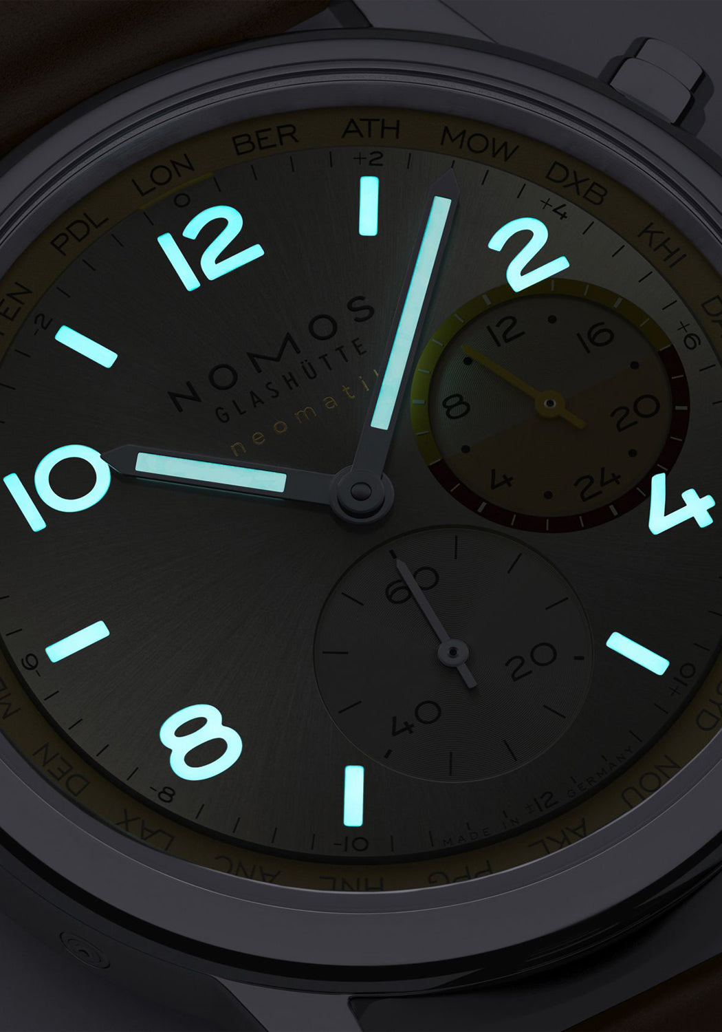 NOMOS Club Sport Neomatik Worldtimer Reverie | LE175 | Denver Watches | OsterJewelers.com