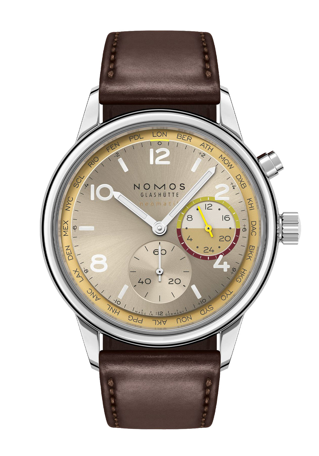 NOMOS Club Sport Neomatik Worldtimer Reverie | LE175 | Denver Watches | OsterJewelers.com