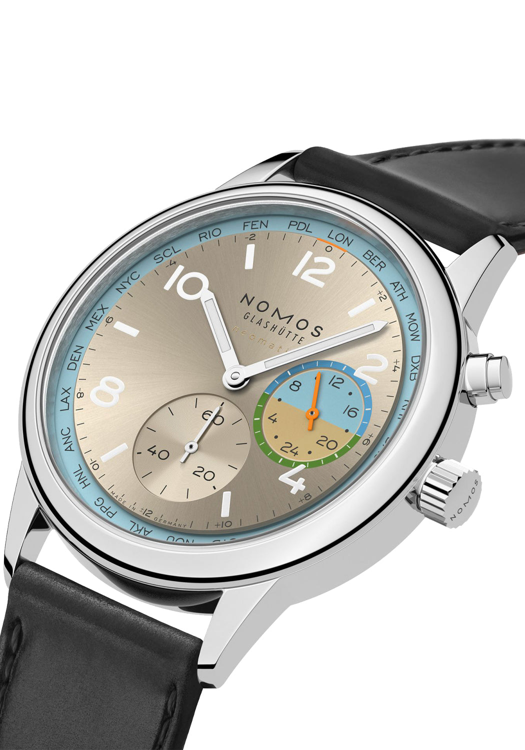 NOMOS Club Sport Neomatik Worldtimer Reverie | Ref. 790.S10 | Denver Watches | OsterJewelers.com