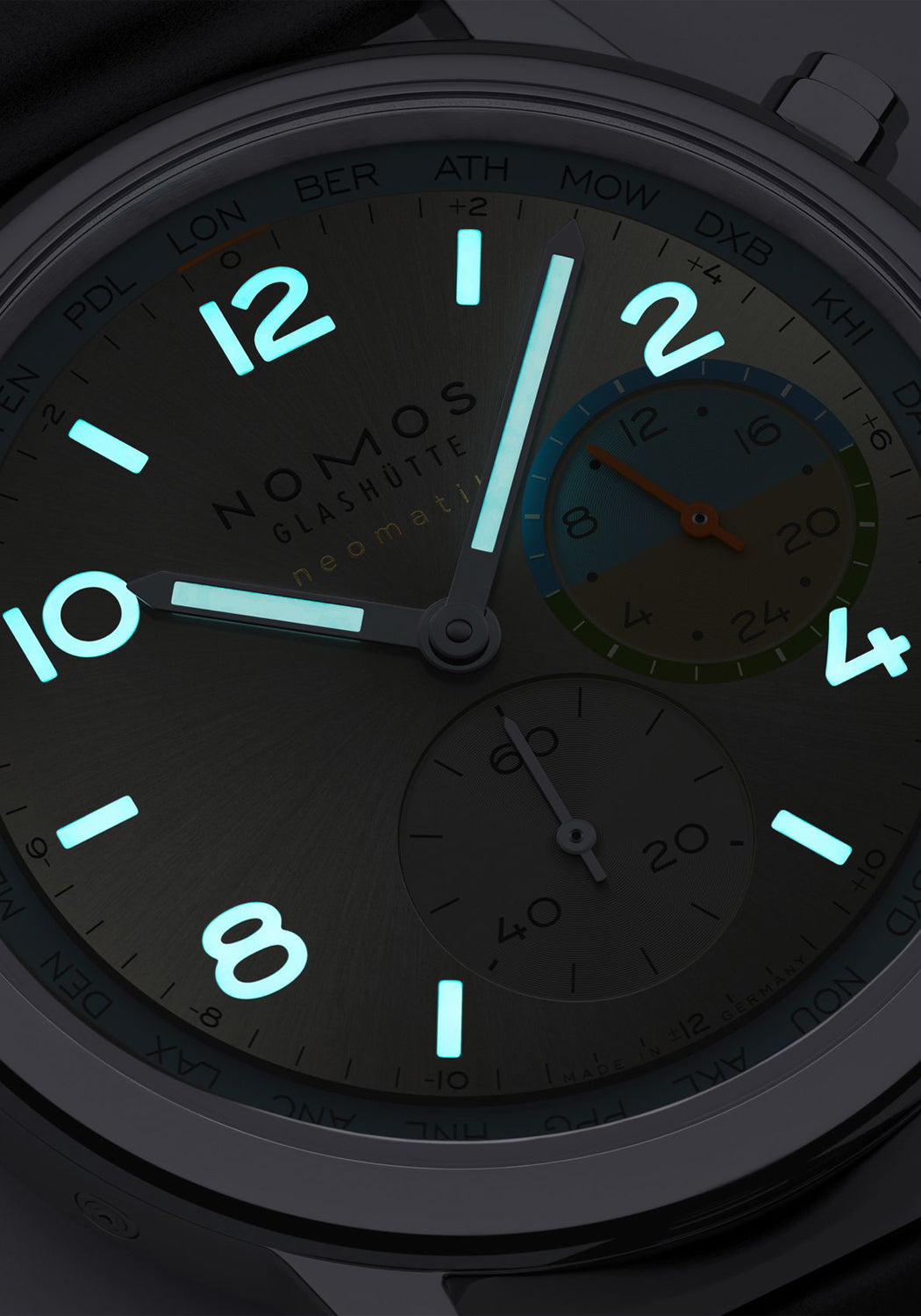 NOMOS Club Sport Neomatik Worldtimer Reverie | Ref. 790.S10 | Denver Watches | OsterJewelers.com