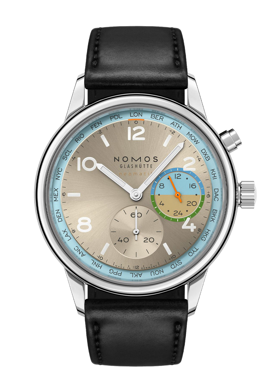 NOMOS Club Sport Neomatik Worldtimer Reverie | Ref. 790.S10 | Denver Watches | OsterJewelers.com