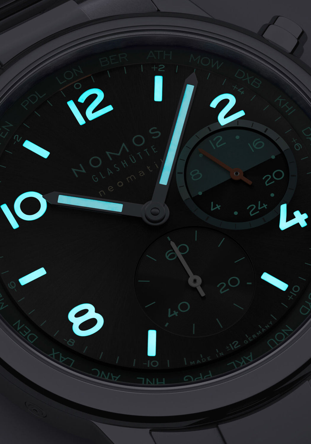 NOMOS Club Sport Neomatik Worldtimer Trace | 790.S7 | LE175 | Denver | OsterJewelers.com