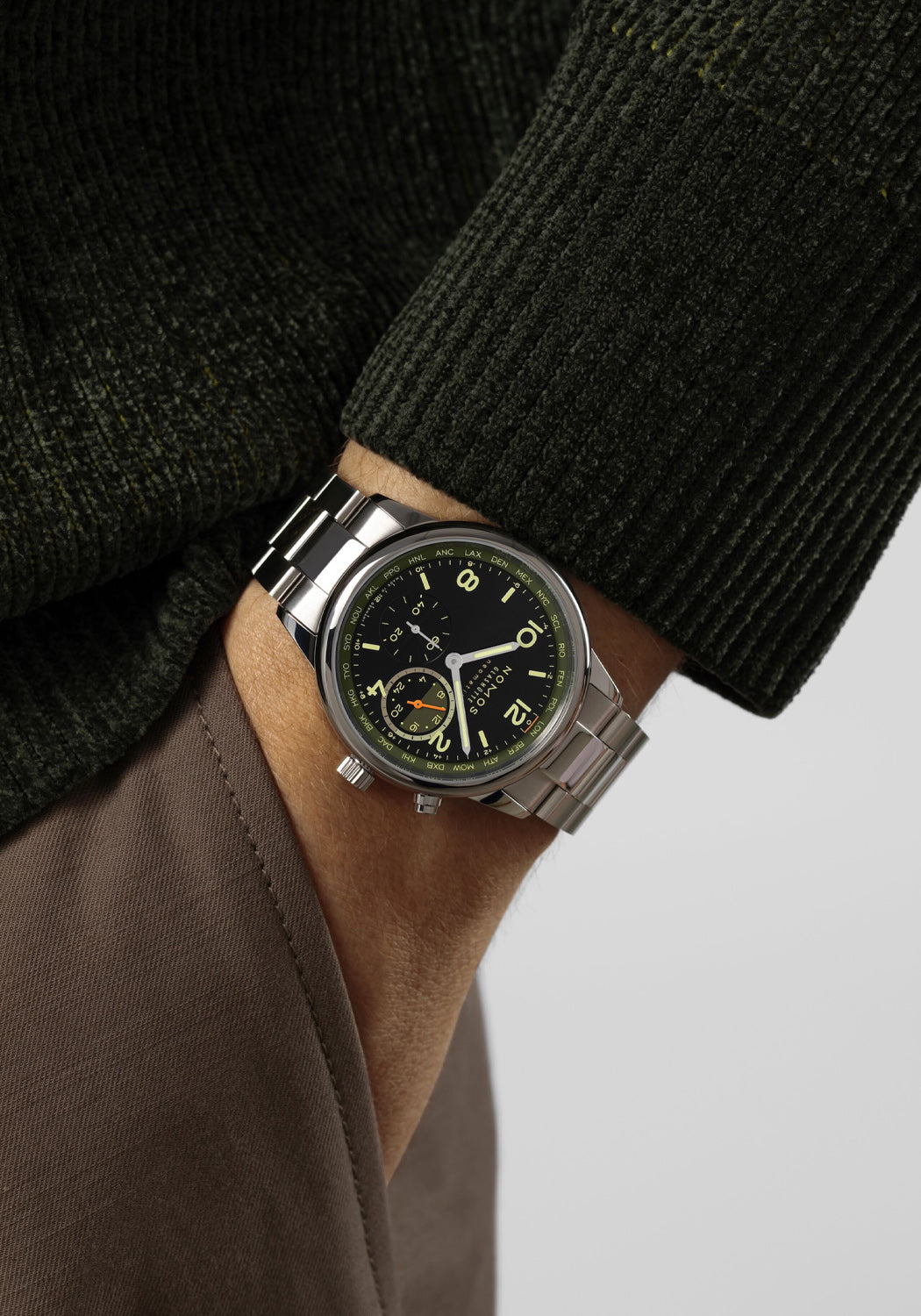 NOMOS Club Sport Neomatik Worldtimer Vector | 790.S9 | LE175 | Denver | OsterJewelers.com