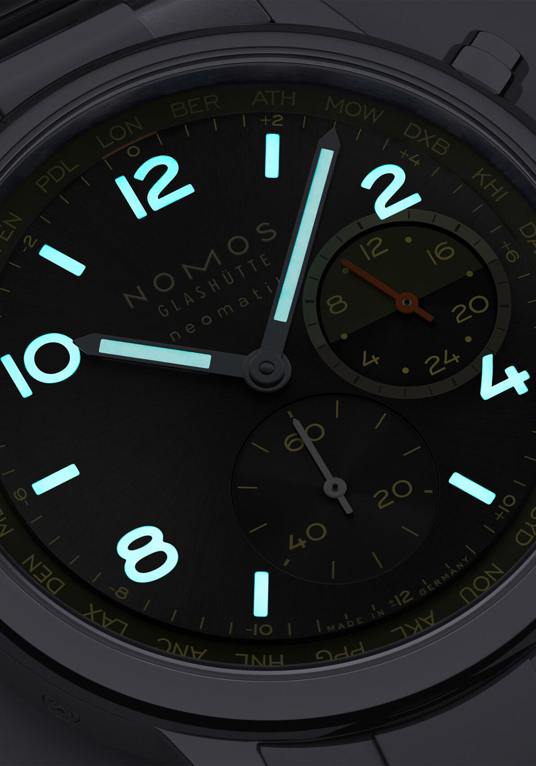 NOMOS Club Sport Neomatik Worldtimer Vector | 790.S9 | LE175 | Denver | OsterJewelers.com