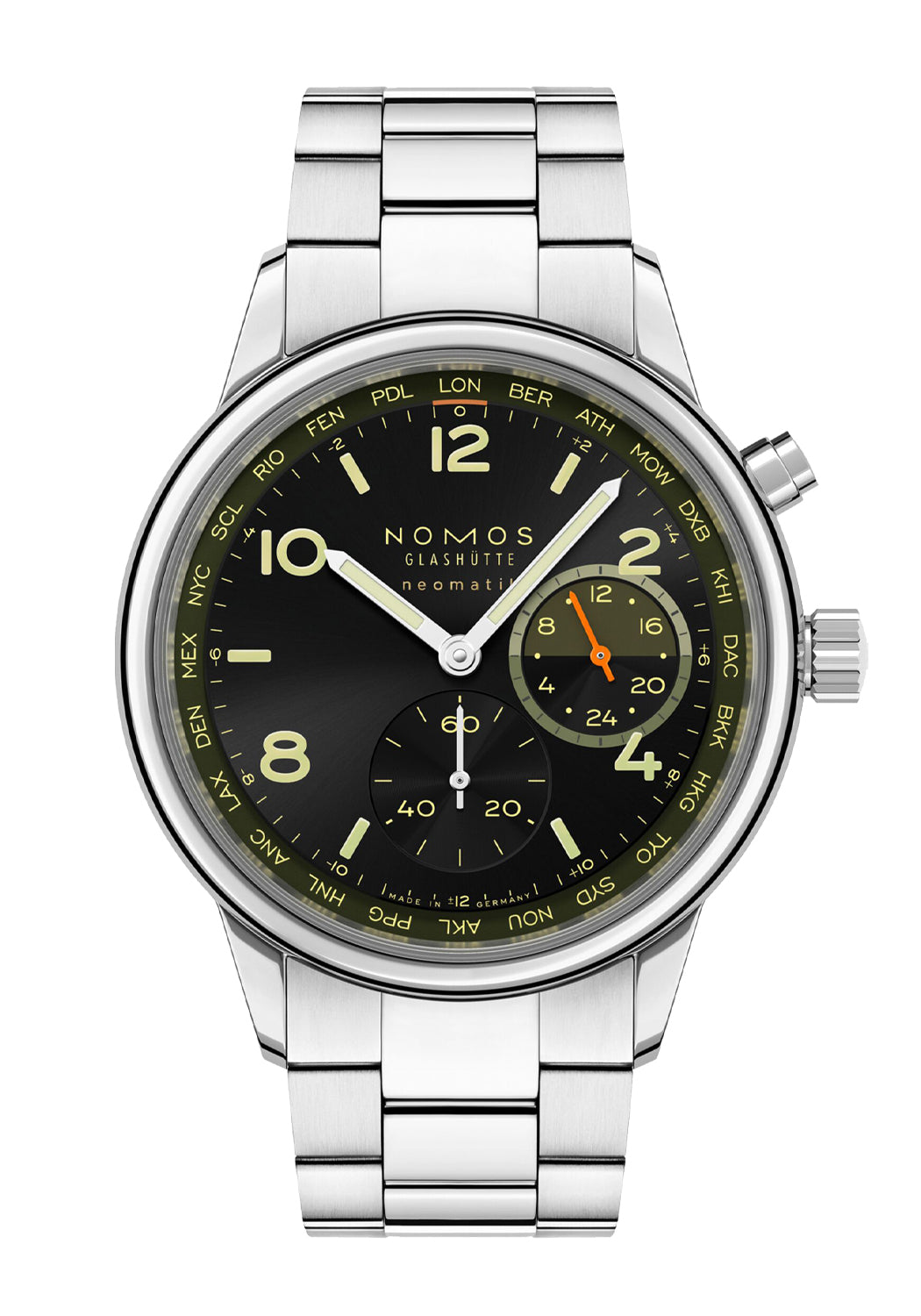 NOMOS Club Sport Neomatik Worldtimer Vector | 790.S9 | LE175 | Denver | OsterJewelers.com