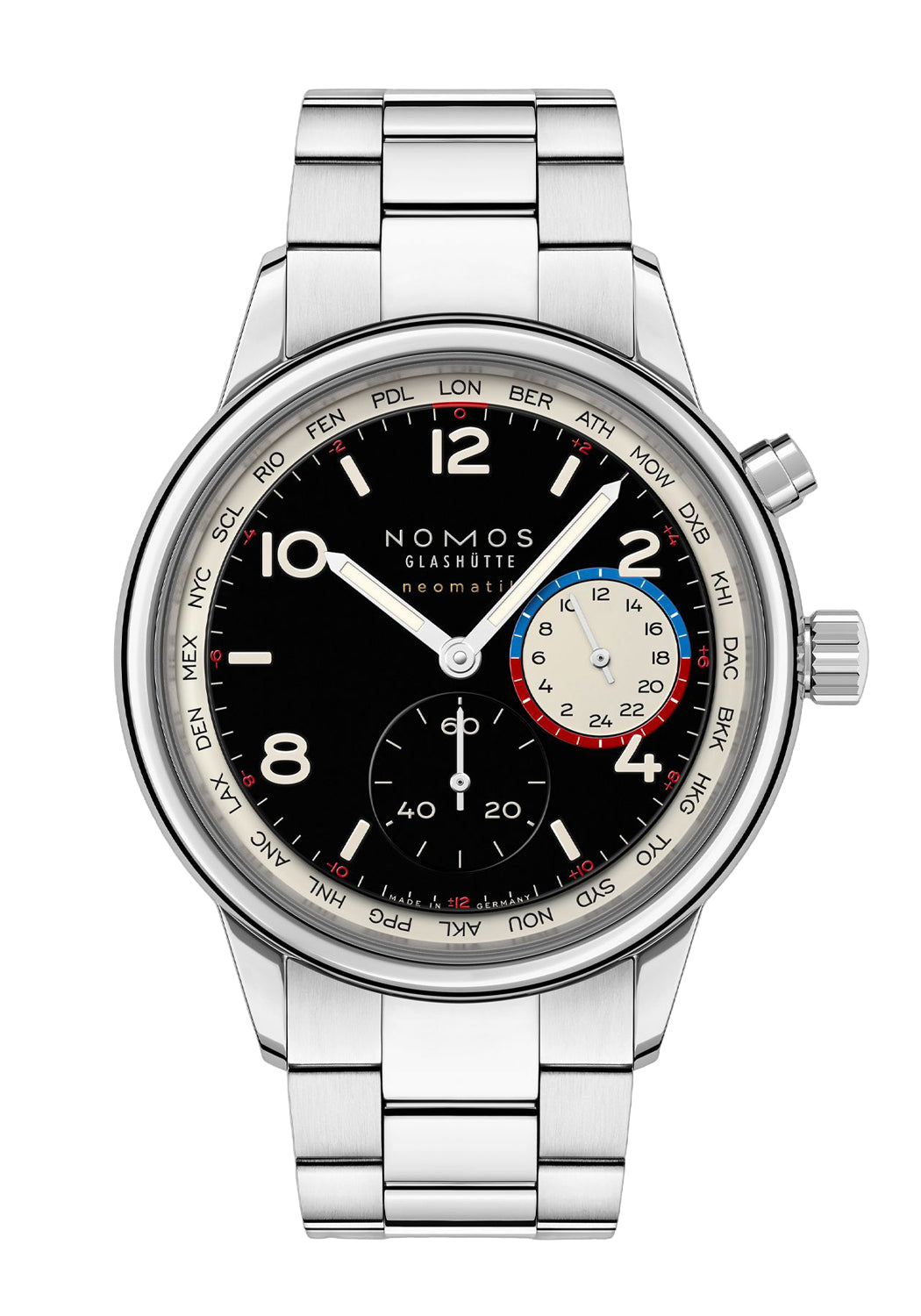 NOMOS Club Sport Neomatik Worldtimer Dark | Ref. 793 | Denver Watches | OsterJewelers.com

