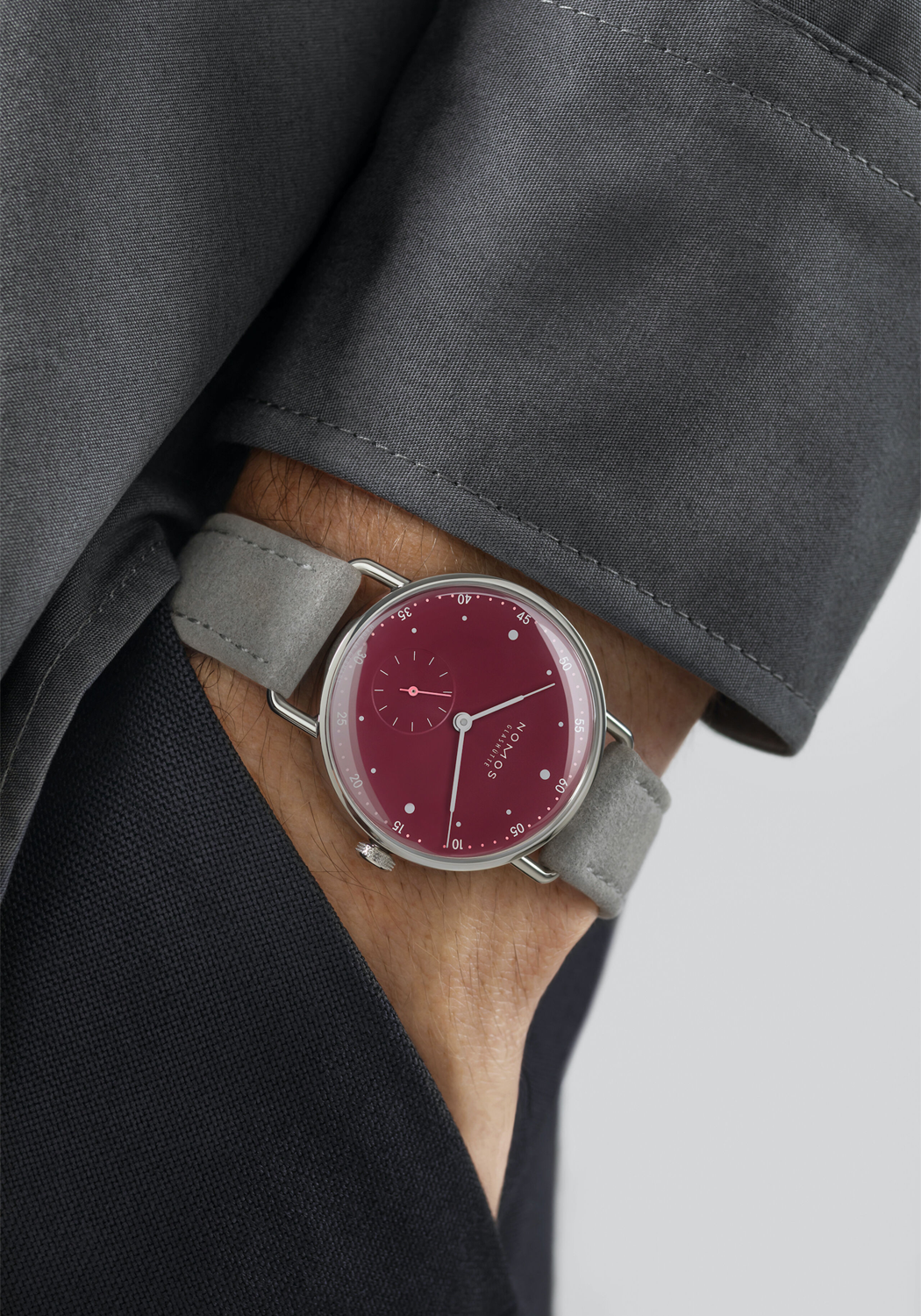 NOMOS Metro 33 Muted Red | Ref. 1123 | OsterJewelers.com