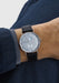 NOMOS Metro Date Power Reserve Ice Blue on a man's wrist | Denver Watches | OsterJewelers.com