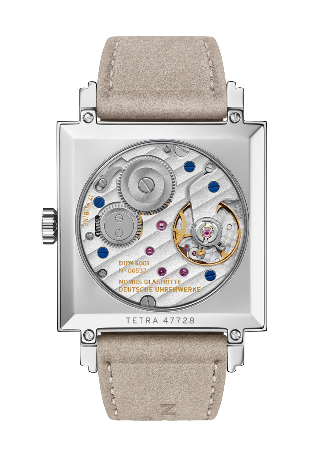 NOMOS Tetra Exhibition Caseback | Cherry Creek North | Denver Watches | OsterJewelers.com