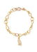  A Love link bracelet with an 18KYG Small Pavé Diamond Elephant Charm (sold separately)
