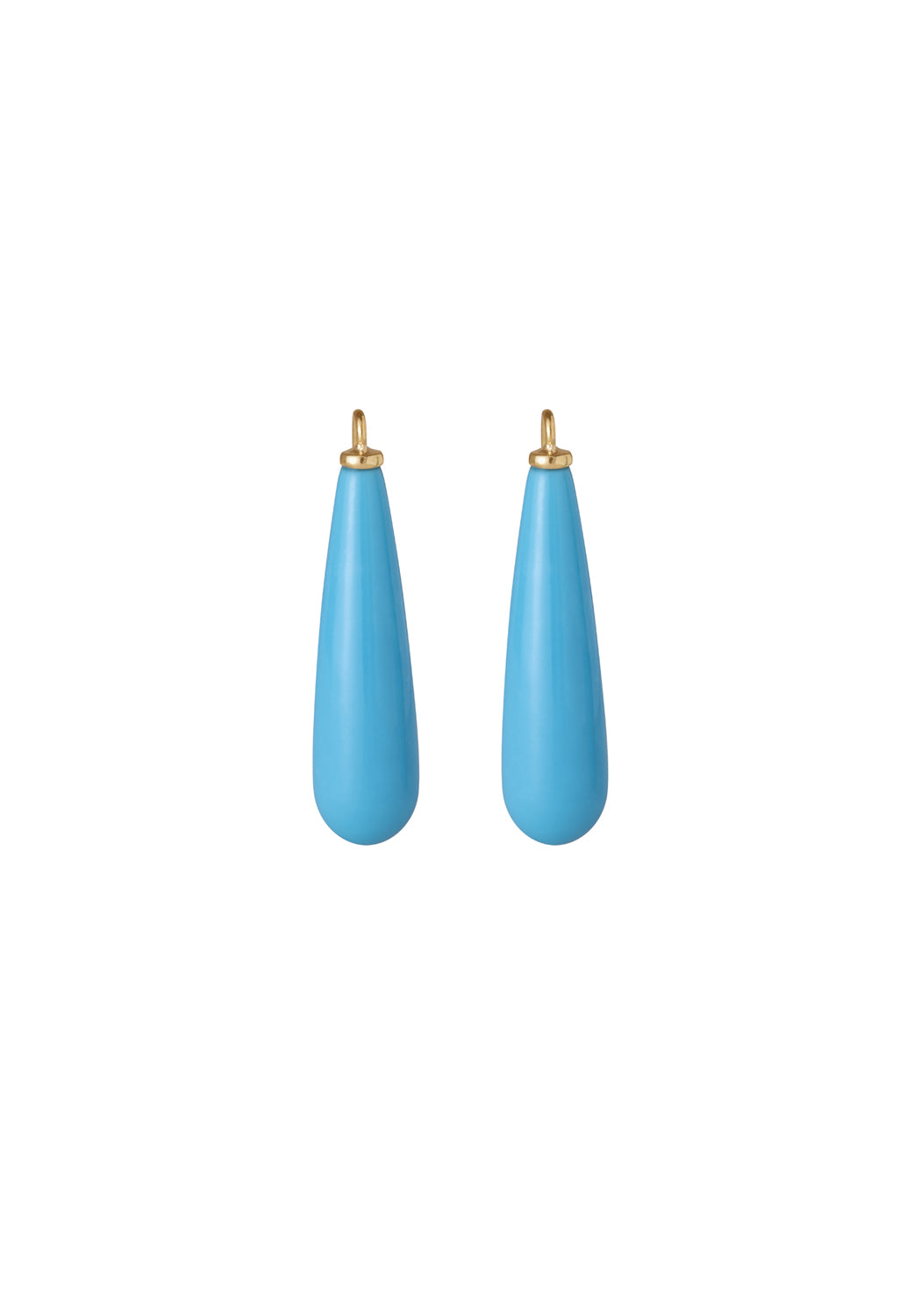 Ole Lynggaard 18KYG Turquoise Cabochon Earring Pendant Drops | Ref. A3081-406 | OsterJewelers.com