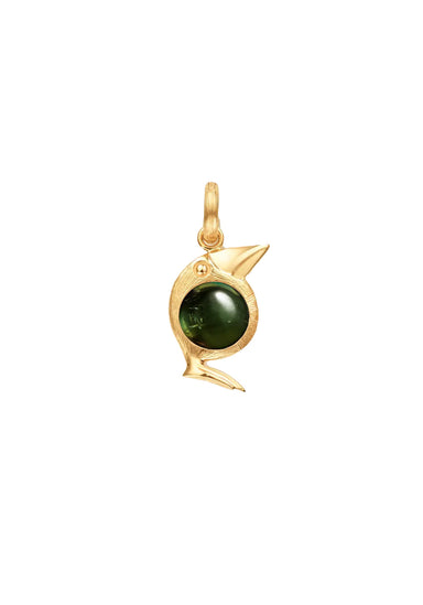 Ole Lynggaard Bird Family 18KYG Tourmaline Bird Charm | Ref. A3261-401 | Denver |  OsterJewelrs.com
