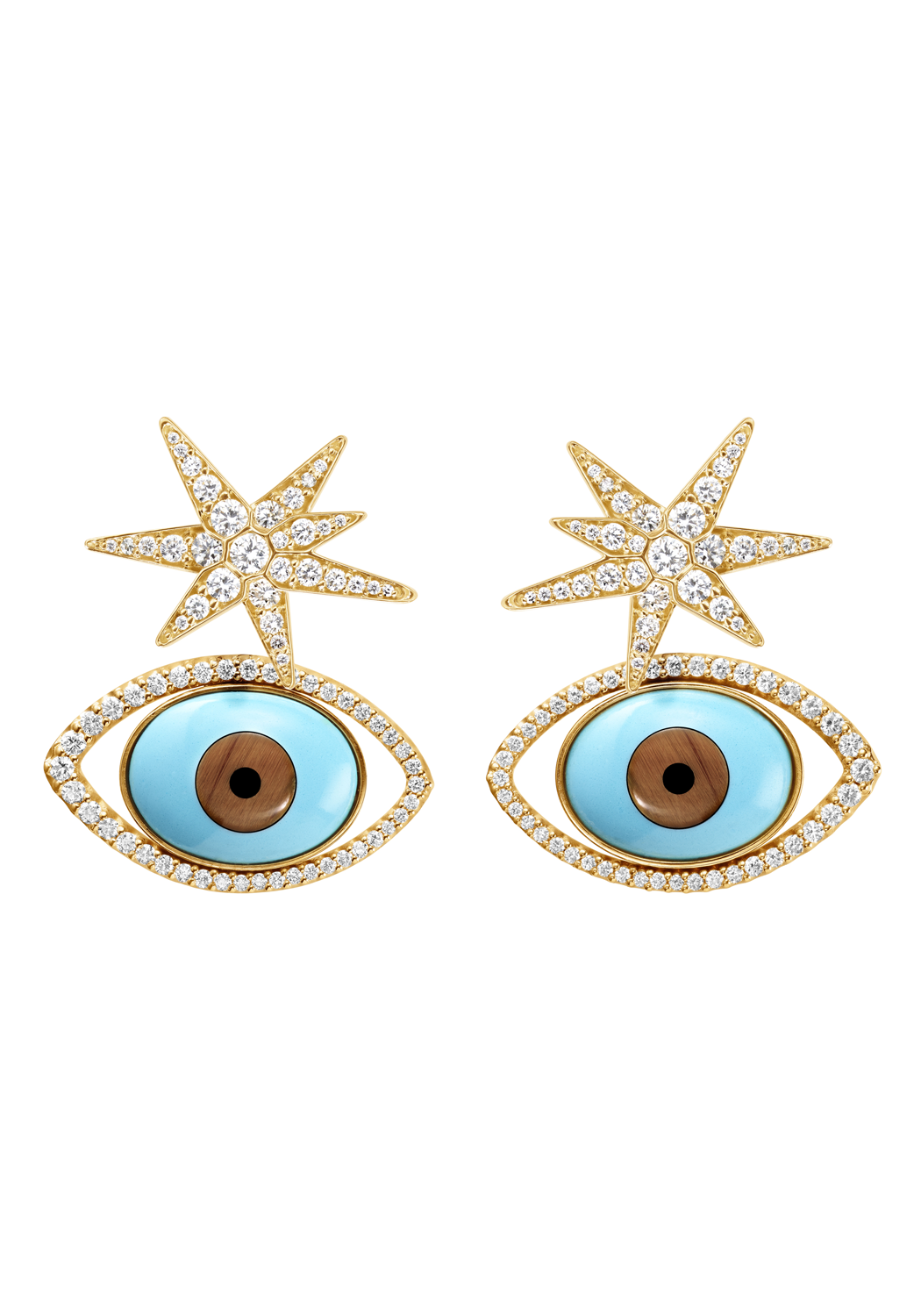 Ole Lynggaard 18KYG Evil Eye Diamond Earring Pendant | Style Idea | OsterJewelers.com