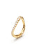 Ole Lynggaard Love Bands 18KYG Curved Pavé Diamond Ring | Ref. A3126-401 | OsterJewelers.com