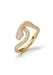 Ole Lynggaard Snakes 18KYG Small Pavé Diamond Snake Ring | Ref. A2672-402 | OsterJewelers.com