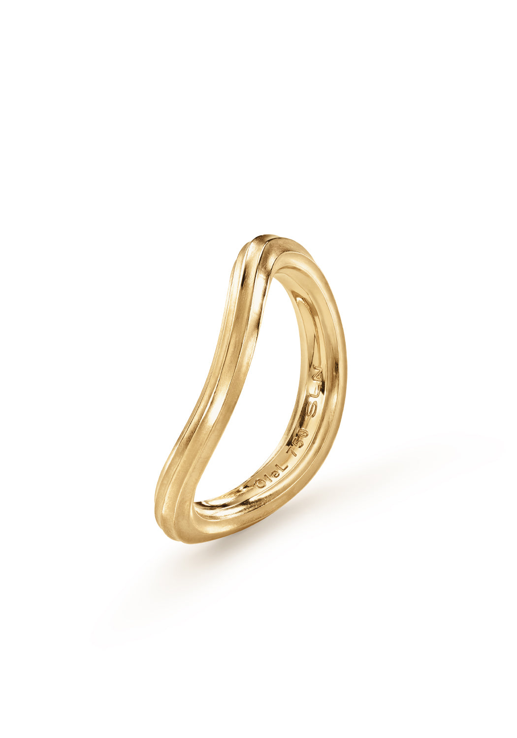 Ole Lynggaard Under the Sea 18KYG Curved Ring | Ref. A3141-401 | OsterJewelers.com