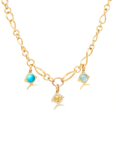 Ole Lynggaard Young Fish Charm on Love Necklace Style Idea | Ref. A3263-402 | OsterJewelers.com
