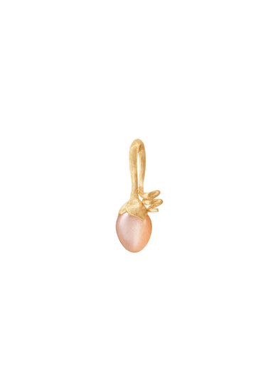 OLE LYNGGAARD Lotus Sprout 18KYG Blush Moonstone Pendant | Denver Jewelers | OsterJewelers.com
