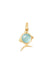 Ole Lynggaard Young Fish 18KYG Aquamarine Fish Charm | Ref. A3263-401 | Denver | OsterJewelers.com