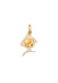 Ole Lynggaard Young Fish 18KYG Pavé Diamond Rutile Quartz Fish Charm | OSterJewelers.com